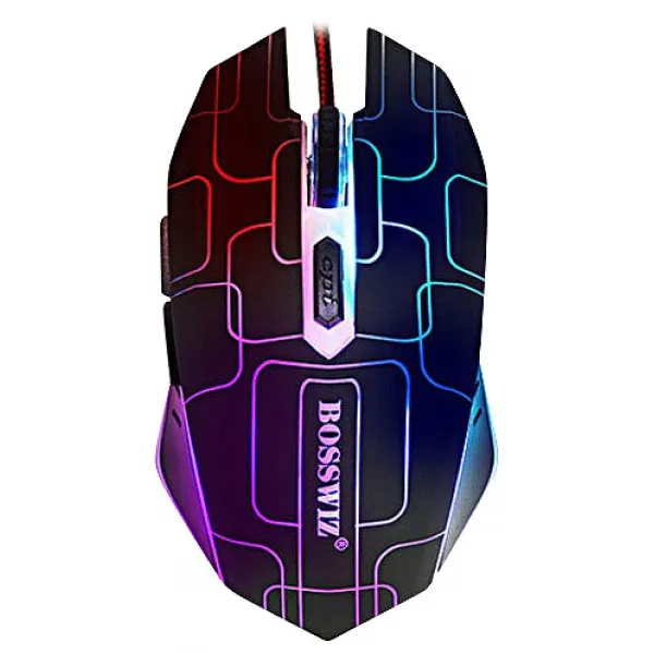 Bosswiz Led 게이밍마우스 Bm 326 블랙