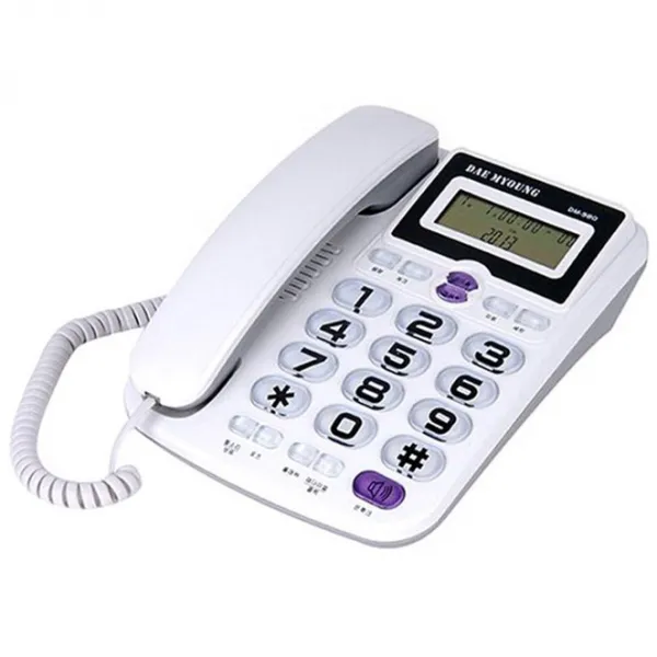 대명전자통신 CID 유선 전화기 DM-980, DM-980(화이트)