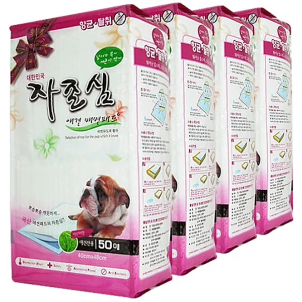 자존심 강아지 배변패드, 4개