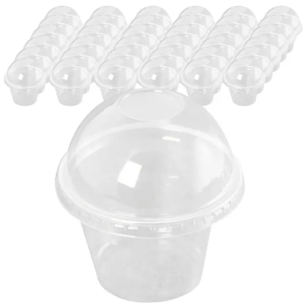 봄91 돔형 투명 디저트컵 소 250ml, 50개입, 1개