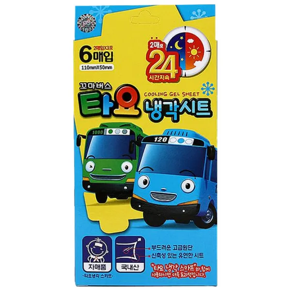 타요 냉각시트, 6매입, 1개