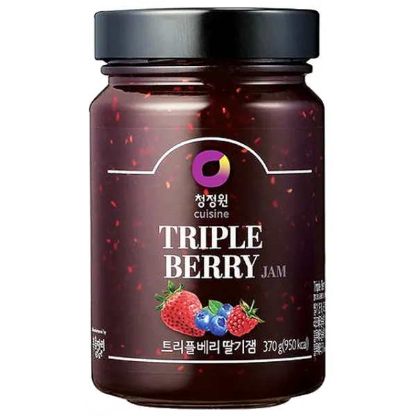 청정원 트리플베리 딸기잼, 370g, 1개