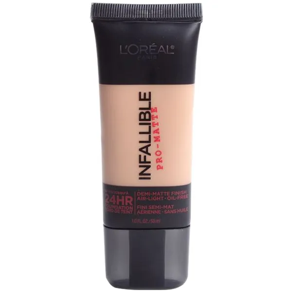 L'Oreal 인팰러블 프로-매트 업 투 24HR 파운데이션 30ml, Sun Beige, 1개