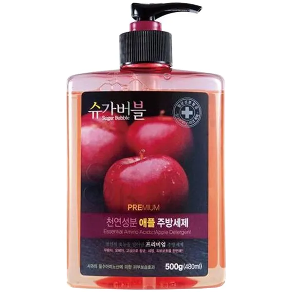 슈가버블 프리미엄 애플 주방세제, 500g, 1개