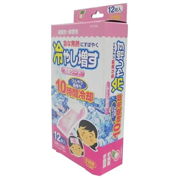 코쿠보 열냉각시트 아이스팩 복숭아향 12p, 12매입, 1개