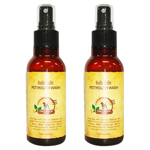 부들부들 에코랜드 애견 구중청량제, 120ml, 2개
