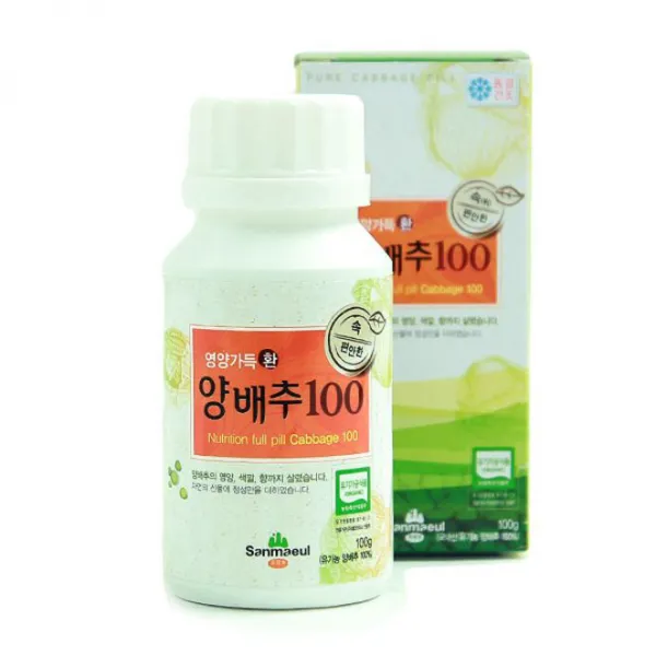 산마을 영양가득 양배추 환, 100g, 1개