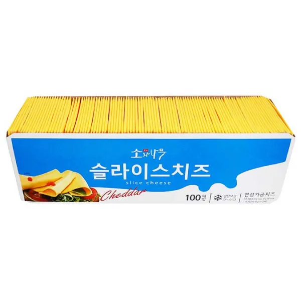 소와나무 슬라이스치즈, 18g, 100매입