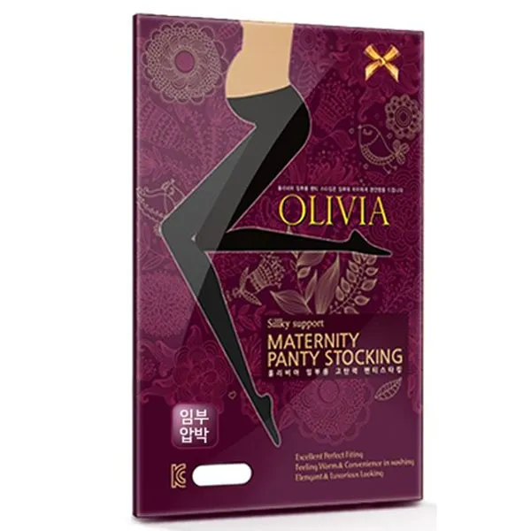 올리비아 압박 임부스타킹 80D 유발