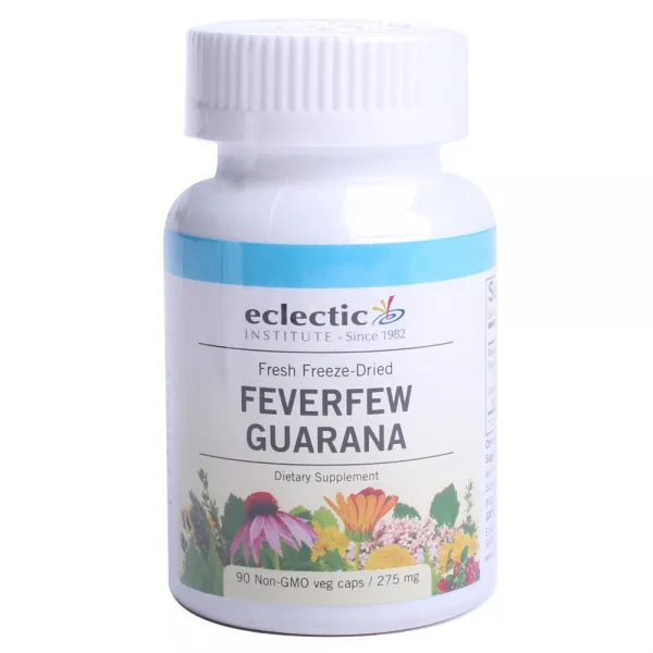 에클렉틱인스티튜트 프레시 프리즈 드라이드 피버퓨 과라나 275mg Non-GMO 베지 캡, 90개입, 1개