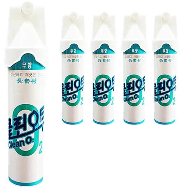 클린오투 산소캔 815ml, 5개