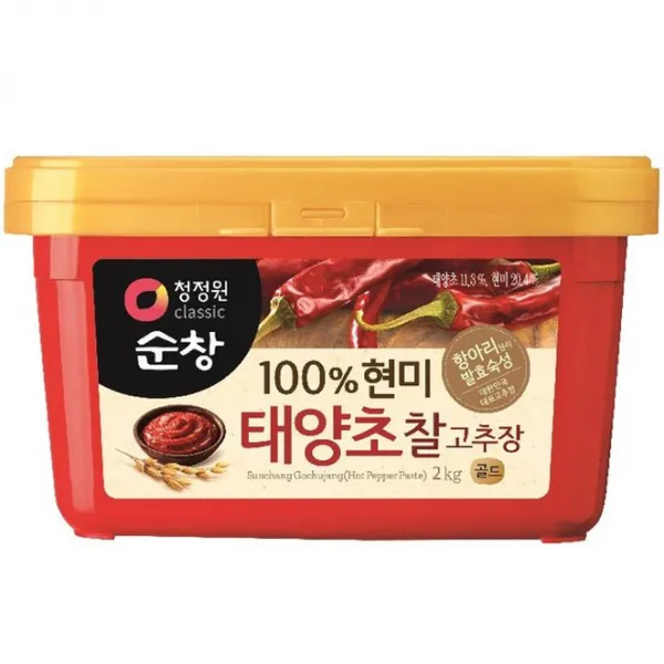 청정원순창 100% 현미 태양초 찰고추장, 2kg, 1개