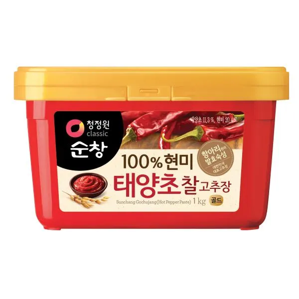청정원순창 100% 현미 태양초 찰고추장, 1kg, 1개