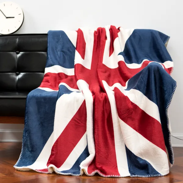 아포아룸 플래그 UK 양면 담요, 혼합색상