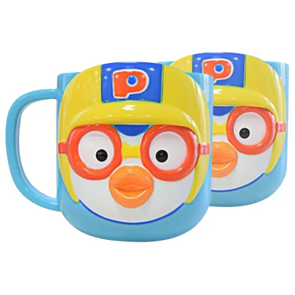 뽀로로 유아용 입체컵 3기 블루 2개