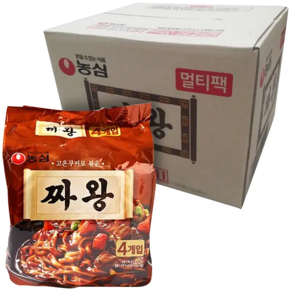 농심 짜왕 봉지라면 134g 32개