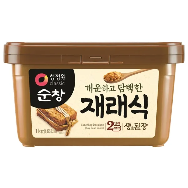 청정원순창 개운하고 담백한 재래식 생된장, 1kg, 1개