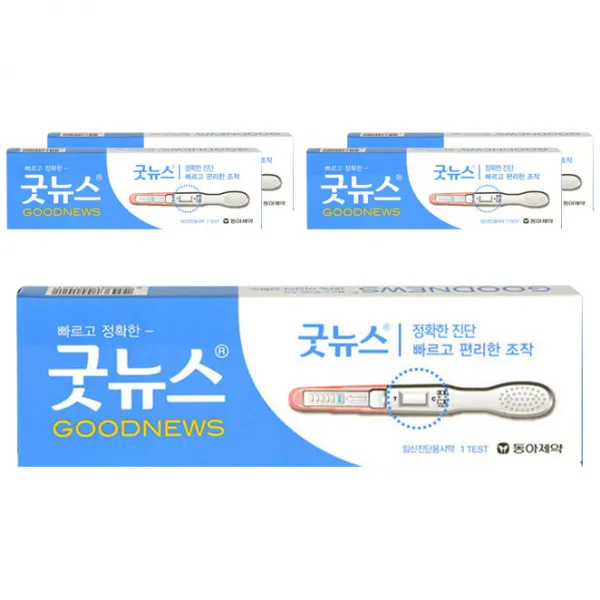 동아제약 굿뉴스 임신테스트기 1개입 5개