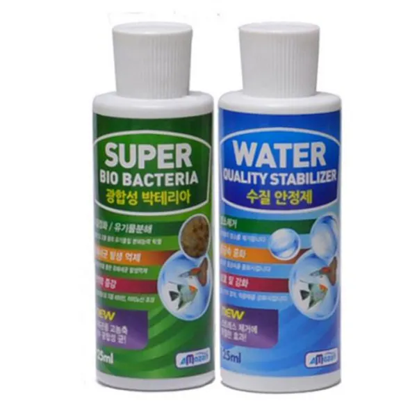 아마존 스타터 광합성박테리아 + 수질안정제 세트, 125ml, 1개