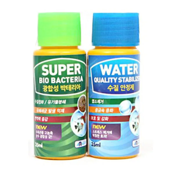 아마존 스타터 광합성박테리아 + 수질안정제 세트 35ml 1개
