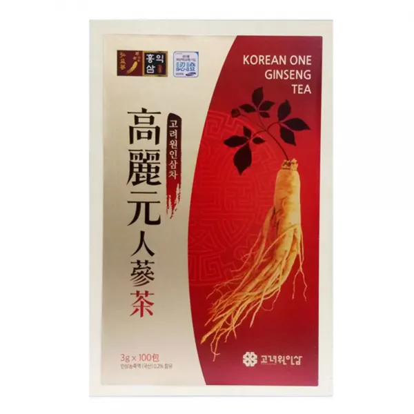 고려원 고려 인삼차 목함, 3g, 100개