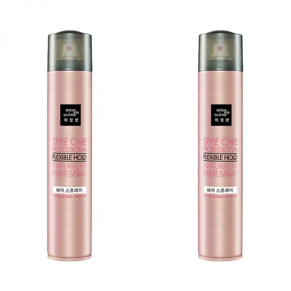 미쟝센 스타일케어 플렉서블 헤어스프레이, 300ml, 2개
