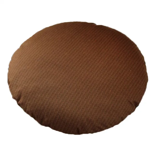 [140spoon] whirlpool brown (라운딩방석) 커버+방석솜, 브라운