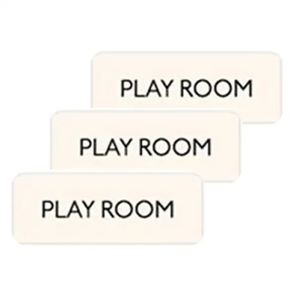 [더하기] 도어사인 - PLAY ROOM, 아이보리, 3개
