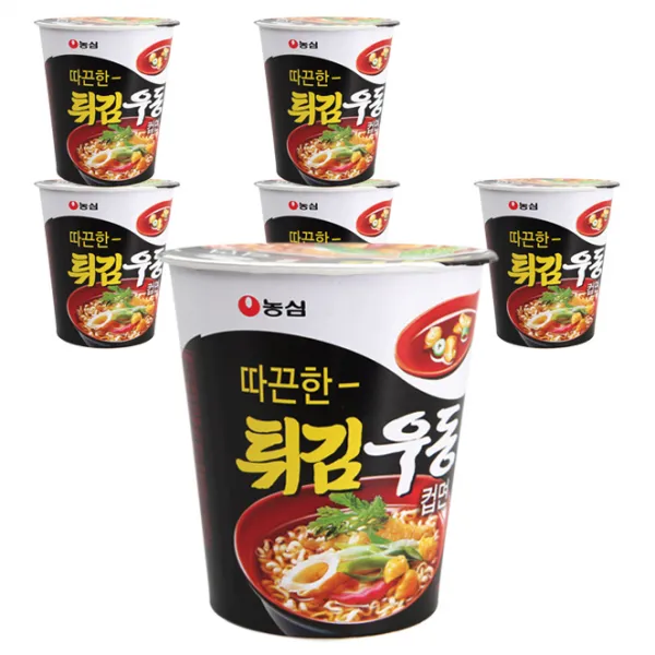 농심 튀김우동컵 62gx6개 62g 6개