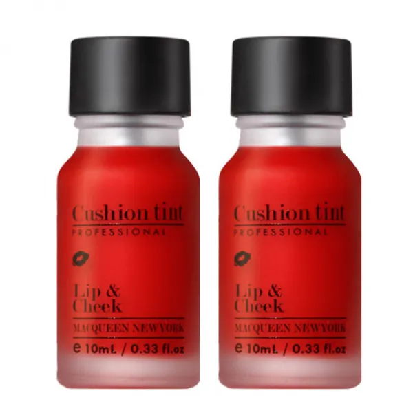 맥퀸뉴욕 크리미 립틴트 10ml, 담력(레드), 2개