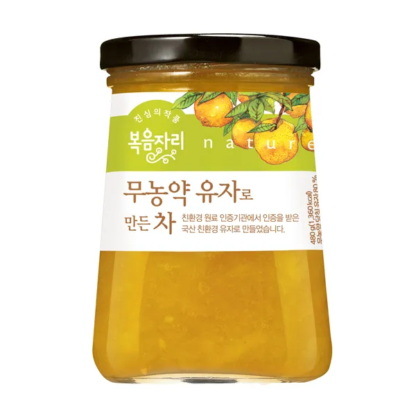 복음자리 무농약 유자로 만든 차 480g/친환경 가공식품, 480g, 1개
