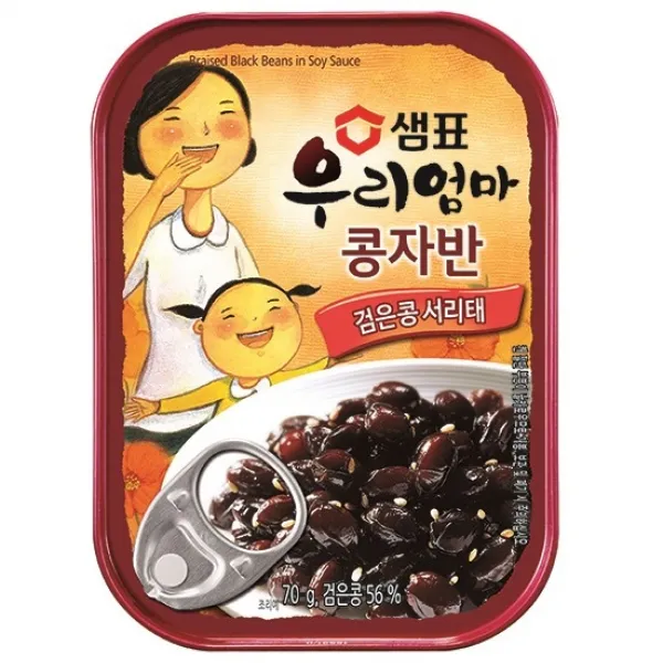 샘표 우리엄마 콩자반 반찬통조림, 70g, 1개