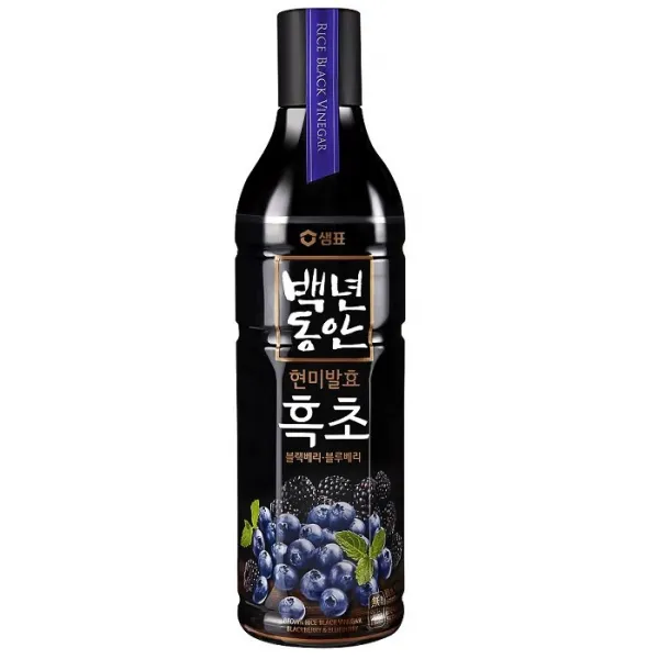 샘표 백년동안 흑초 블랙베리 블루베리 900ml 1개
