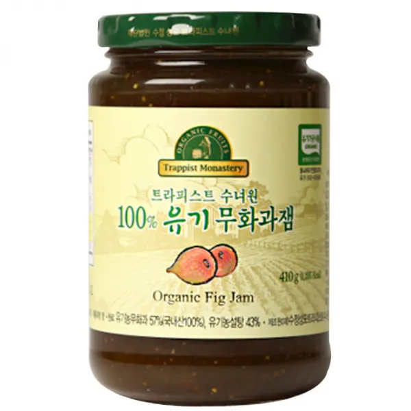 [ACZ_0085892] 트라피스트 수녀원 유기 무화과 잼 410g 과일쨈 토스트잼 과일잼 무화과잼 식빵과일잼