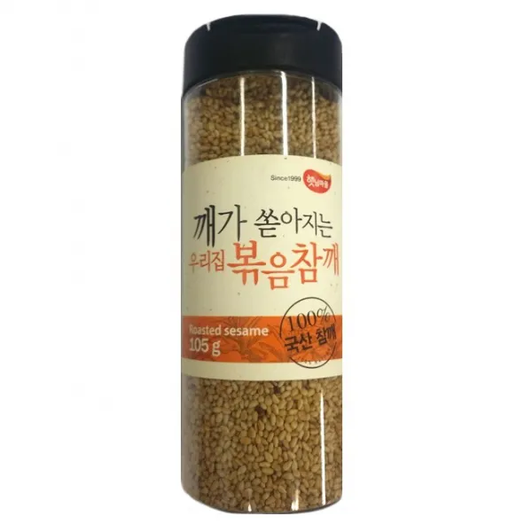 [햇님마을] (국산)깨가쏟아지는 우리집 볶음참깨, 105g, 1개