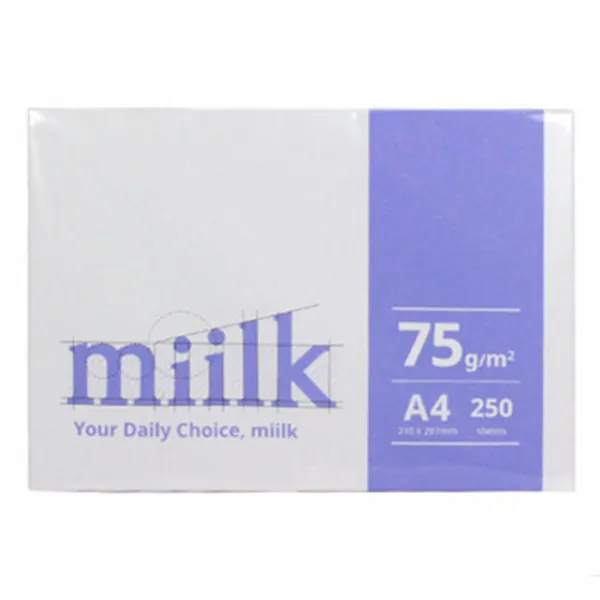 한국제지 밀크 복사용지 A4 250매입