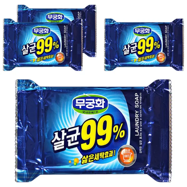 무궁화 살균 세탁비누, 230g, 4개