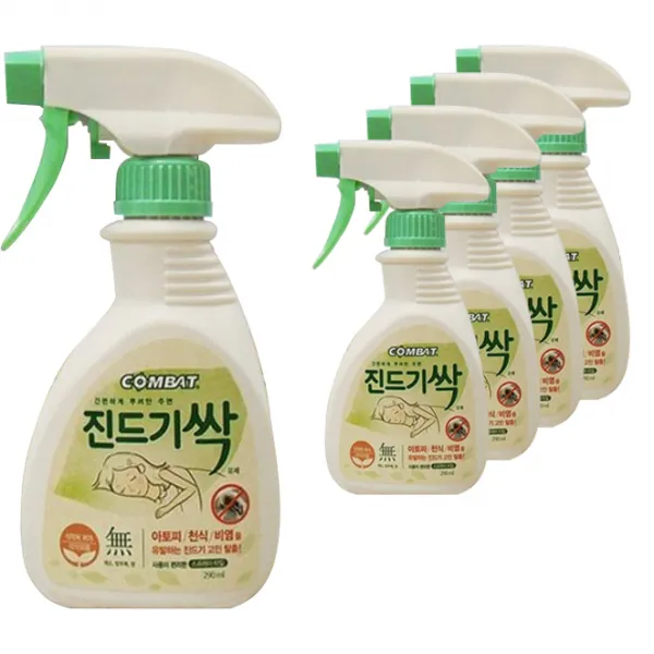 [헨켈홈케어] 컴배트 진드기싹 분무형290ml x5개, 290ml, 5개