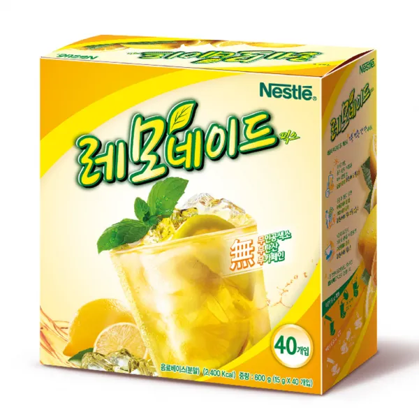 네슬레 레모네이드 에이드 분말, 15g, 40개입