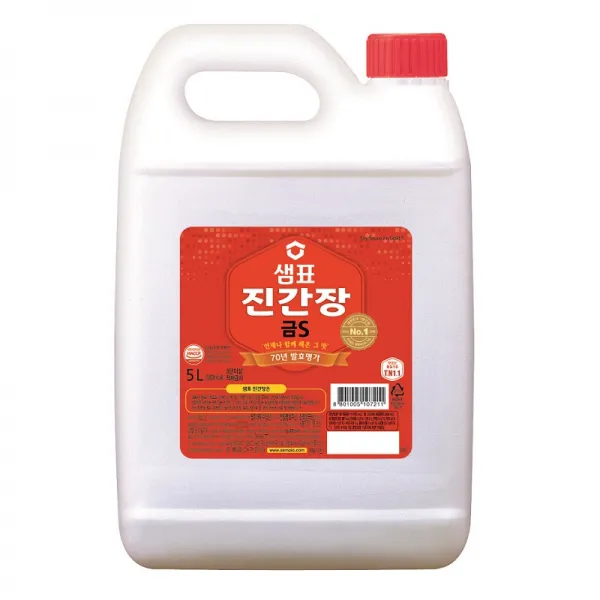 샘표 진간장 금S, 1통, 5L