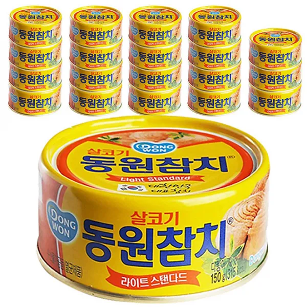 동원 라이트 스탠다드 참치 150g 20개