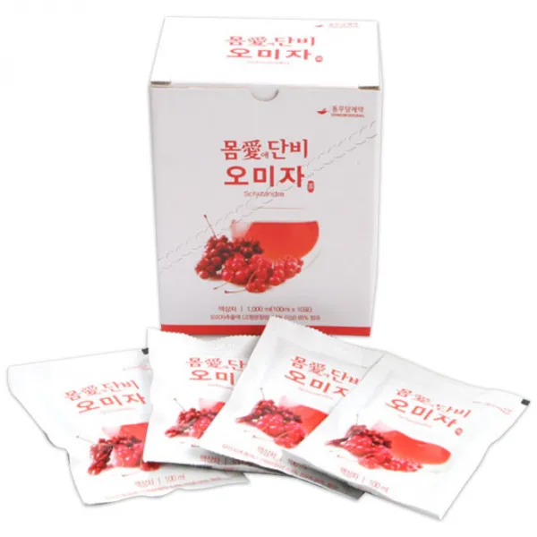 동우당제약 몸애단비 오미자차, 100ml, 10개