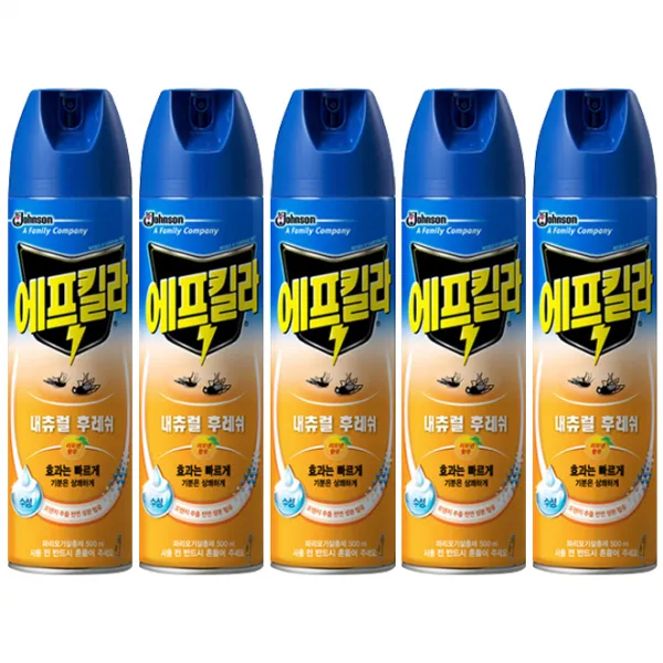 에프킬라 내추럴 후레쉬, 500ml, 5개