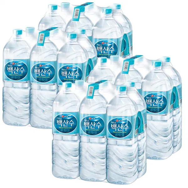 농심 백산수, 2L, 24개