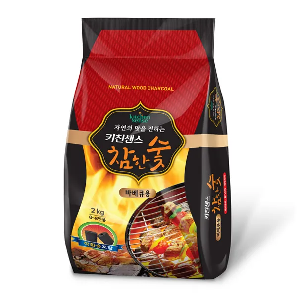 키친센스 참한 숯 바베큐용, 2kg, 1개