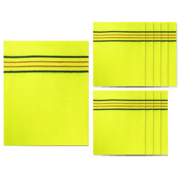 송월타월 다이아몬드 때밀이 콤비 노랑 10개입