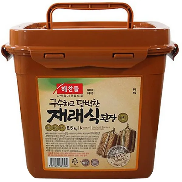 해찬들 재래식된장, 6.5kg, 1개