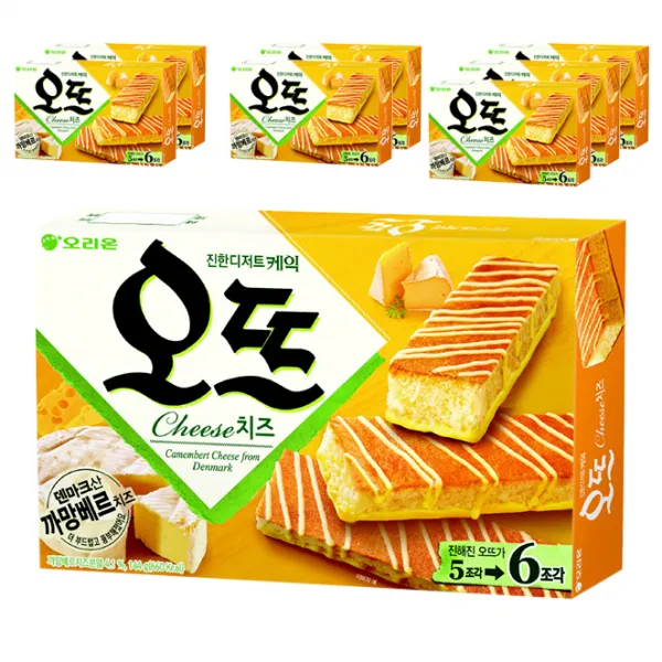 오리온 오뜨 치즈 6p, 144g, 8개입