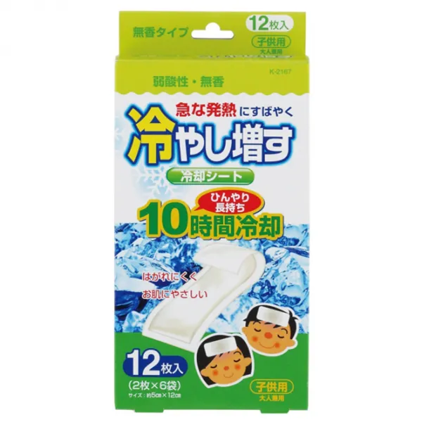코쿠보 열냉각시트 아이스팩 무향 12p, 12매입, 1개