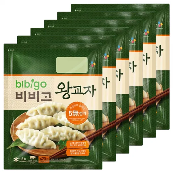 비비고 왕교자 420g 6개